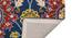 Blue And Multicolor Persian Hand Tufted Carpet 5X8 Feet (152 x 244 cm  (60" x 96") Carpet Size, Multicolor) by Urban Ladder - Ground View Design 1 - 722275