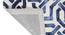 Blue Dip Dyed Hand Trellis Tufted Carpet 4.6X7.6 Feet (Blue, 231 x 140 cm  (91" x 55") Carpet Size) by Urban Ladder - Ground View Design 1 - 722278