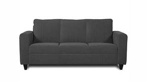 Borneoy Fabric Sofa (Dark Grey)