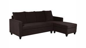 Aerilyn Sectional Fabric Sofa (Brown)