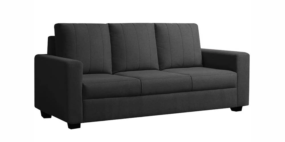Winson Fabric Sofa Set (Dark Grey) Urban Ladder