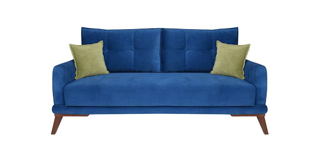 Antonio Fabric Sofa (Blue) by Urban Ladder - - 