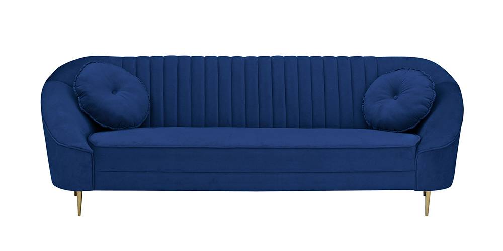 Arra 3 Seater Sofa (Blue) by Urban Ladder - - 