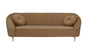 Melissa Fabric Sofa (Mustard)