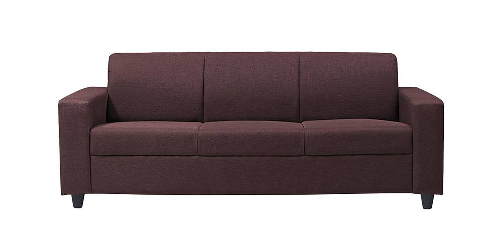 Nano Fabric Sofa (Maroon) by Urban Ladder - - 