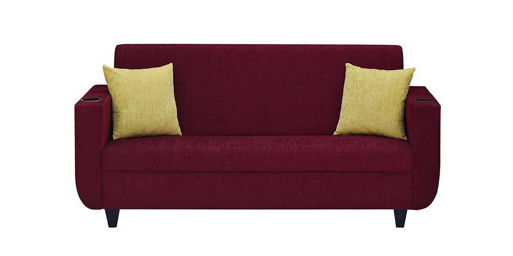 Arra 2 Seater Sofa (Maroon) by Urban Ladder - - 