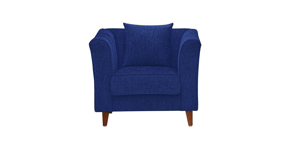 Zest Fabric Sofa (Blue) by Urban Ladder - - 