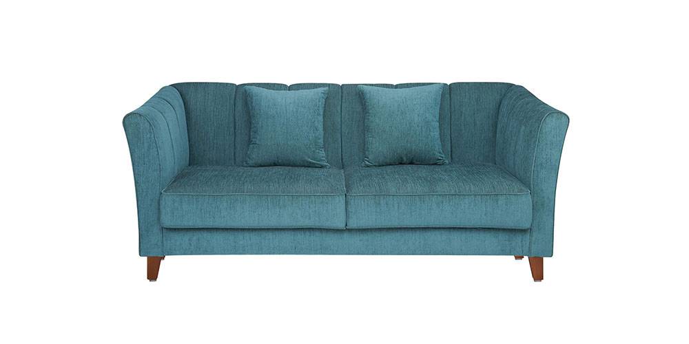Zest Fabric Sofa (Green) by Urban Ladder - - 