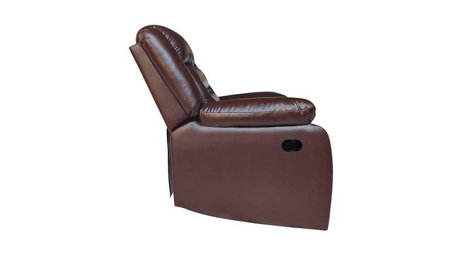 Sloane  Recliner (Brown, One Seater) by Urban Ladder - Design 1 Side View - 723539