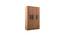 WINSLET 3 DOOR WARDROBE (Three Door, Exotic Teak Finish Finish) by Urban Ladder - Front View Design 1 - 723739