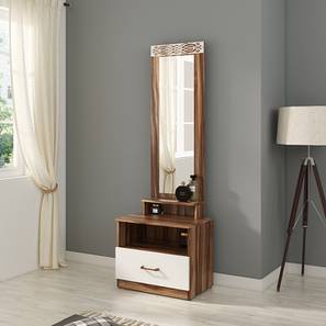 Bedroom Deals Of The Week Design Flora Engineered Wood Dressing Table in Walnut Finish