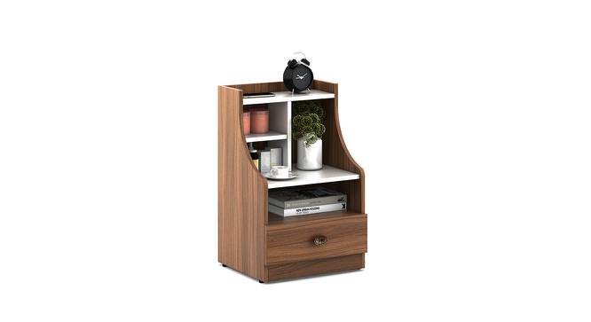 Winslet Bedside Table (Exotic Teak Finish Finish) by Urban Ladder - Front View Design 1 - 723772