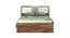 FLORA QUEEN BED WITH BOX STORAGE (Walnut Finish, Queen Bed Size) by Urban Ladder - Design 1 Side View - 723780