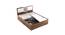 FLORA QUEEN BED WITH BOX STORAGE (Walnut Finish, Queen Bed Size) by Urban Ladder - Ground View Design 1 - 723791