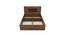 WINSLET QUEEN BED WITH BOX  STORAGE (King Bed Size, Exotic Teak Finish Finish) by Urban Ladder - Rear View Design 1 - 723803