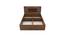 WINSLET QUEEN BED WITH BOX  STORAGE (King Bed Size, Exotic Teak Finish Finish) by Urban Ladder - Rear View Design 1 - 723803