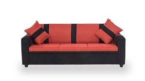 Ventura Fabric Sofa (Orange)