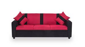 Ventura Fabric Sofa (Red)