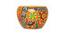 Metal planter with stand in multi color floral design (Multicolor) by Urban Ladder - Ground View Design 1 - 724217