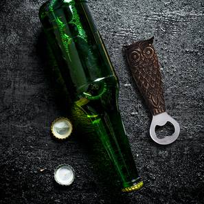 Barware Design Owl Bottle Opener (Brown)