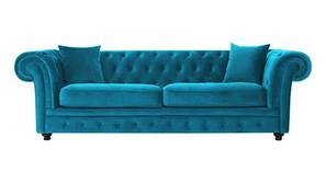 Manchester Fabric Sofa (Sea Green)