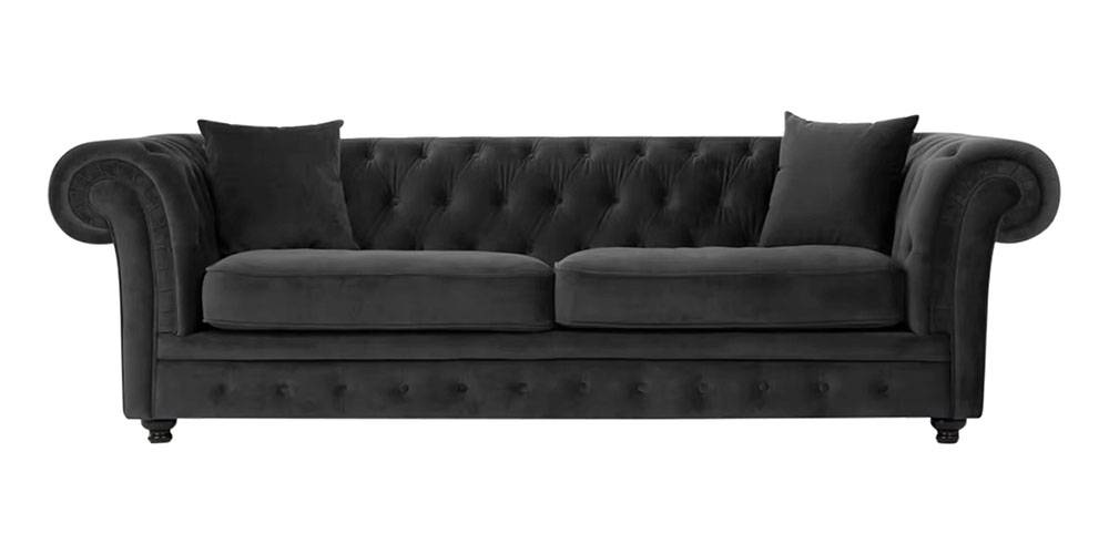 Manchester Fabric Sofa (Grey) by Urban Ladder - - 