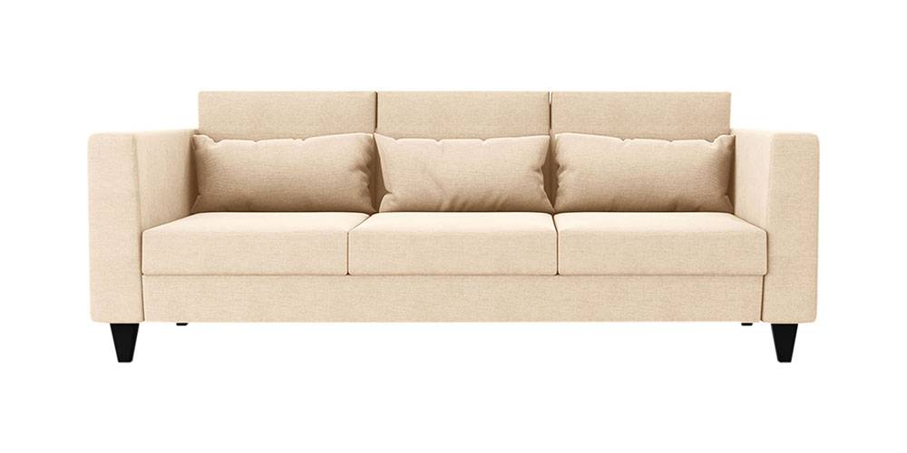 Snooky Fabric Sofa (Beige) by Urban Ladder - - 