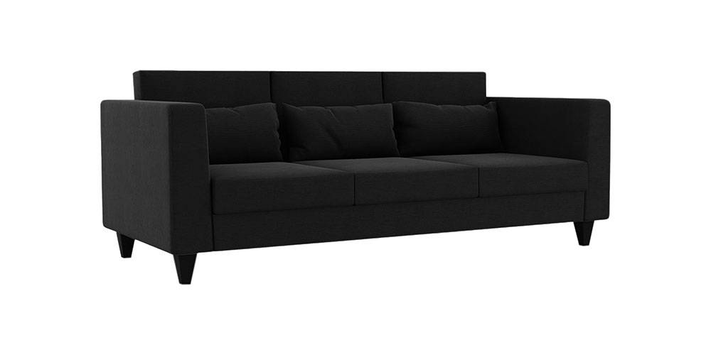 Snooky Fabric Sofa (Grey) Urban Ladder