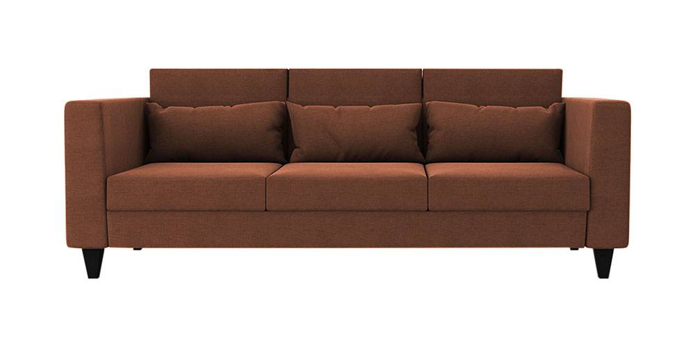 Snooky Fabric Sofa (Brown) by Urban Ladder - - 