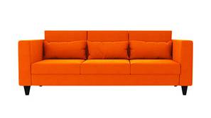 Snooky Fabric Sofa (Orange)