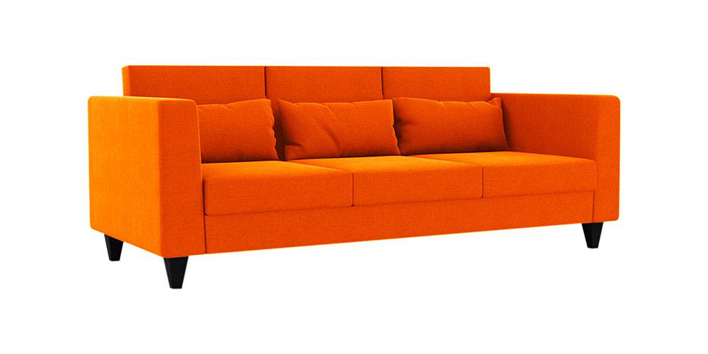 Snooky Fabric Sofa (Royal Blue) Urban Ladder