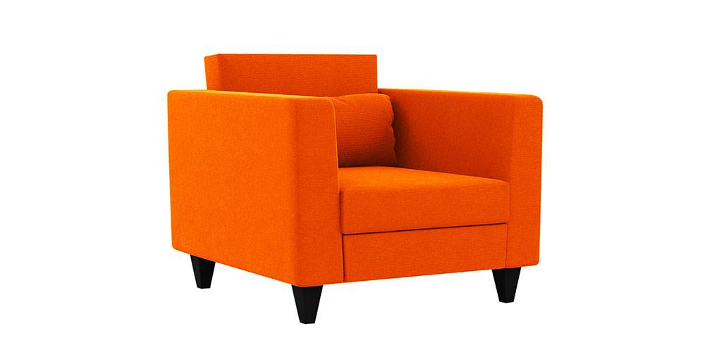 Snooky Fabric Sofa (Royal Blue) Urban Ladder