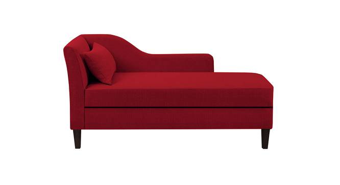 Dyana Chaise Lounger In Light Yellow (Maroon) by Urban Ladder - Front View Design 1 - 724963
