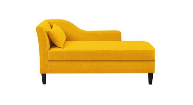 Dyana Chaise Lounger In Light Yellow (Yellow) by Urban Ladder - Front View Design 1 - 724965