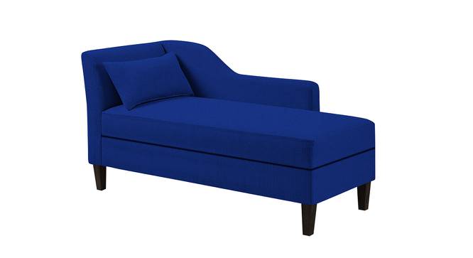 Dyana Chaise Lounger In Light Yellow (Blue) by Urban Ladder - Design 1 Side View - 724970