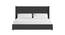 Caliya Primo Upholstery King Bed Without Storage In Grey (Queen Bed Size, Grey Finish) by Urban Ladder - Front View Design 1 - 725051