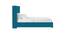 Caliya Primo Upholstery King Bed Without Storage In Aqua Green (Queen Bed Size, Green Finish) by Urban Ladder - Design 1 Side View - 725059