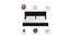 Caliya Primo Upholstery King Bed Without Storage In Black (King Bed Size, Black Finish) by Urban Ladder - Ground View Design 1 - 725070