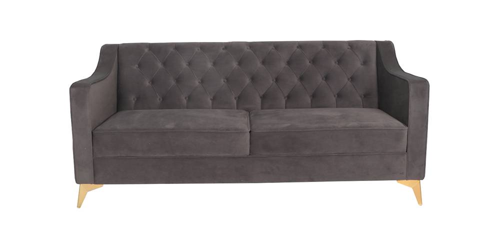 Tesoro New Fabric Sofa (Grey) by Urban Ladder - - 