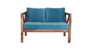 Dwayne Fabric Sofa (Turquoise )