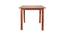 Rubik 4 Seater Solid Wood Dining Set (Walnut Finish) by Urban Ladder - Cross View Design 1 - 725466