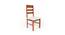 Abbey 4 Seater Solid Wood Dining Set (Walnut Finish) by Urban Ladder - Rear View Design 1 - 725475