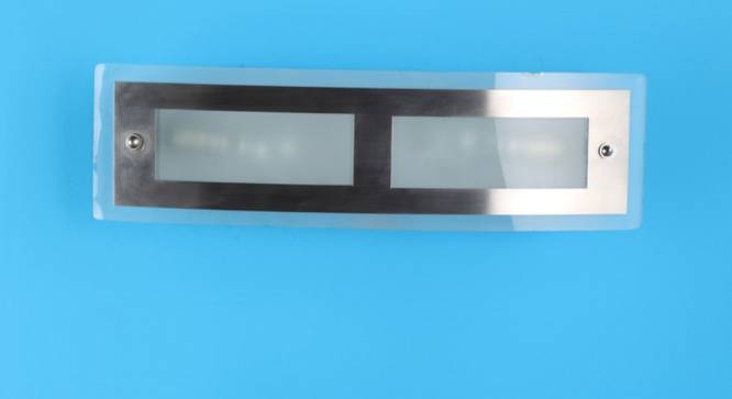Silver Glass & Steel Bath Light NTU-73 (Chrome) by Urban Ladder - Front View Design 1 - 725510