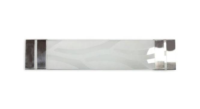 Silver Glass & Steel Bath Light NTU-140 (Chrome) by Urban Ladder - Front View Design 1 - 725518