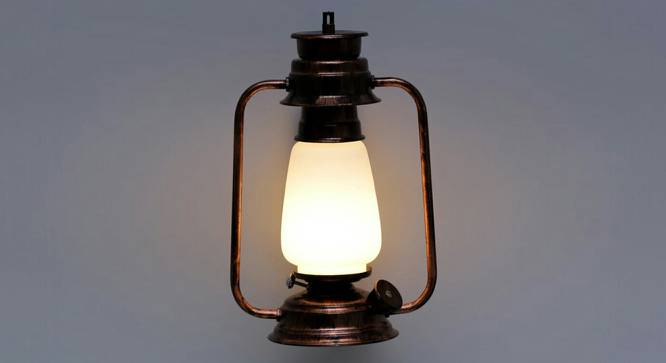 Milky Glass Wall Lantern NTU-111 (Milky White) by Urban Ladder - Front View Design 1 - 725595