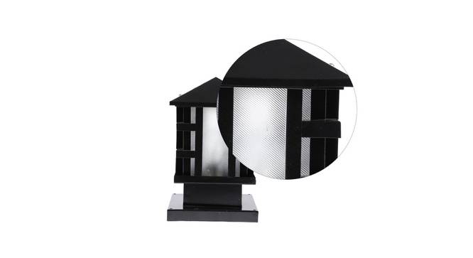 Black Metal & Glass Gate Light NTU-39 (White) by Urban Ladder - Front View Design 1 - 726197