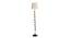 Off White Cotton Shade Floor Lamp With Metal Base NTU-34 (Off White) by Urban Ladder - Design 1 Side View - 726427