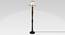 White Fabric Shade Floor Lamp With Wood Base NTU-298 (Off White) by Urban Ladder - Design 1 Side View - 726461