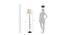 Off White Cotton Shade Floor Lamp With Metal Base NTU-34 (Off White) by Urban Ladder - Design 1 Dimension - 726506