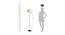 Off White Cotton Shade Floor Lamp With Metal Base NTU-05 (Off White) by Urban Ladder - Design 1 Dimension - 726515